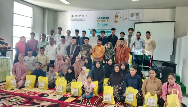 SLB Negeri Salakan Mengikuti Kegiatan Lebaran Yatim dan Difabel Kementerian Agama Banggai Kepulauan
